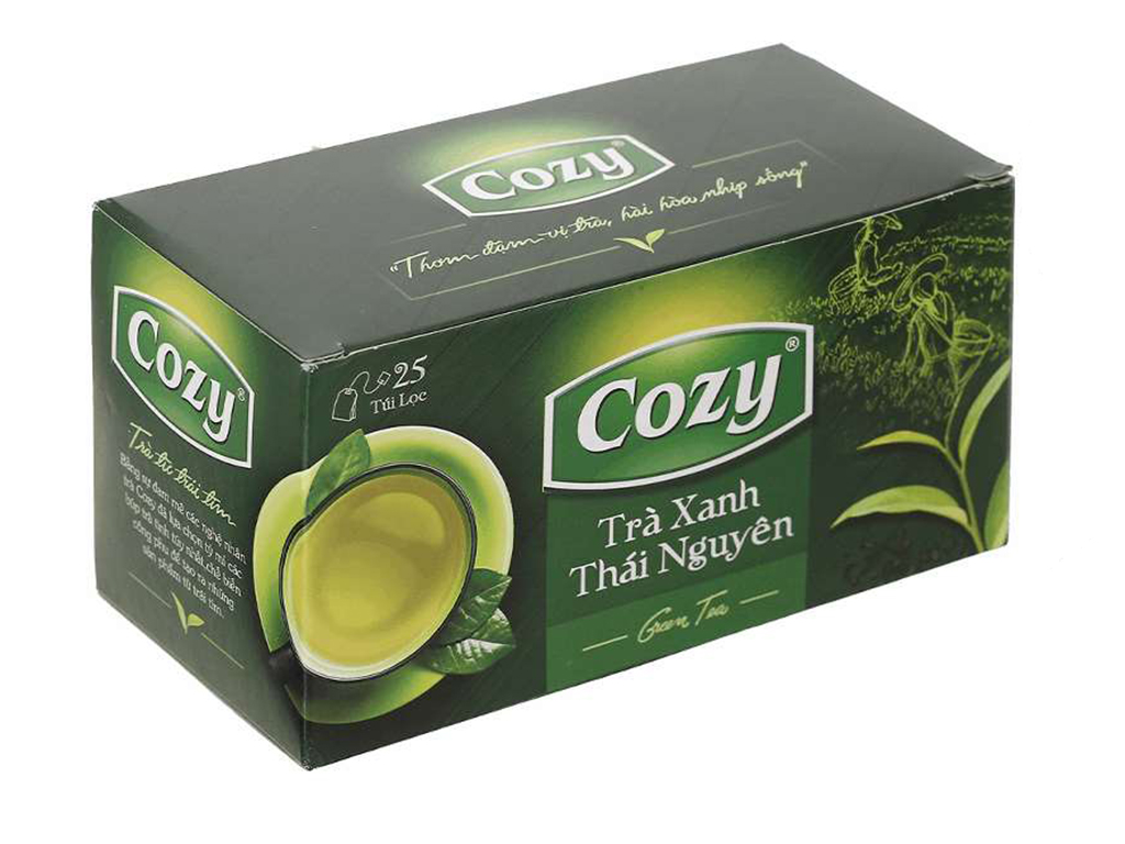 Hộp trà xanh Cozy