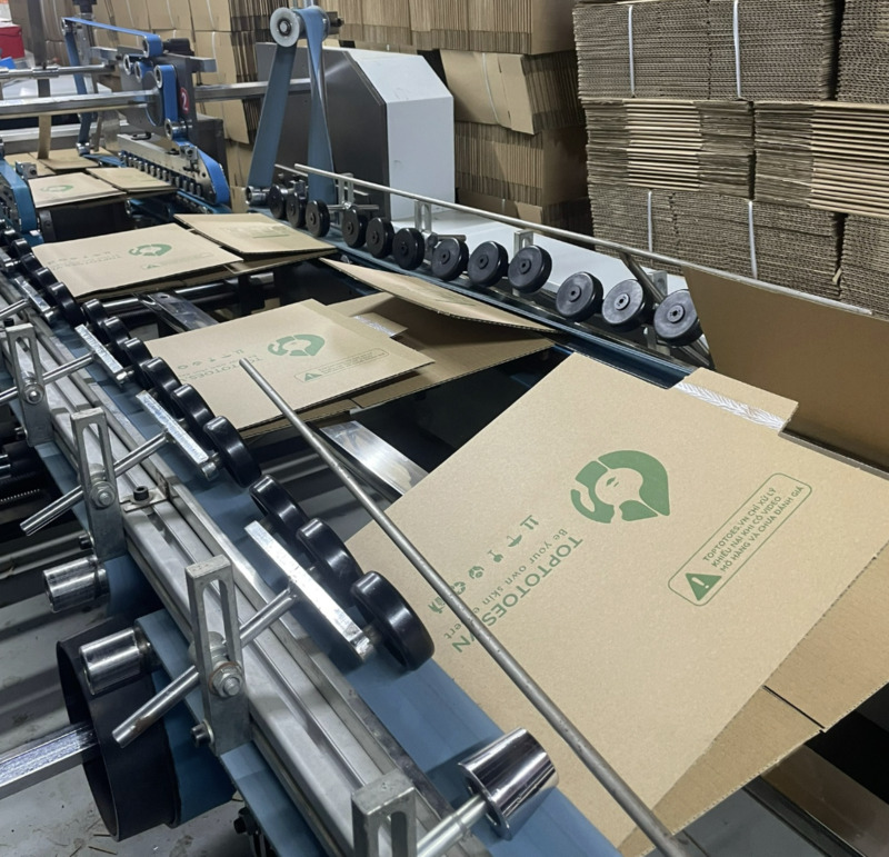 Dây chuyền sản xuất giấy carton hiện nay