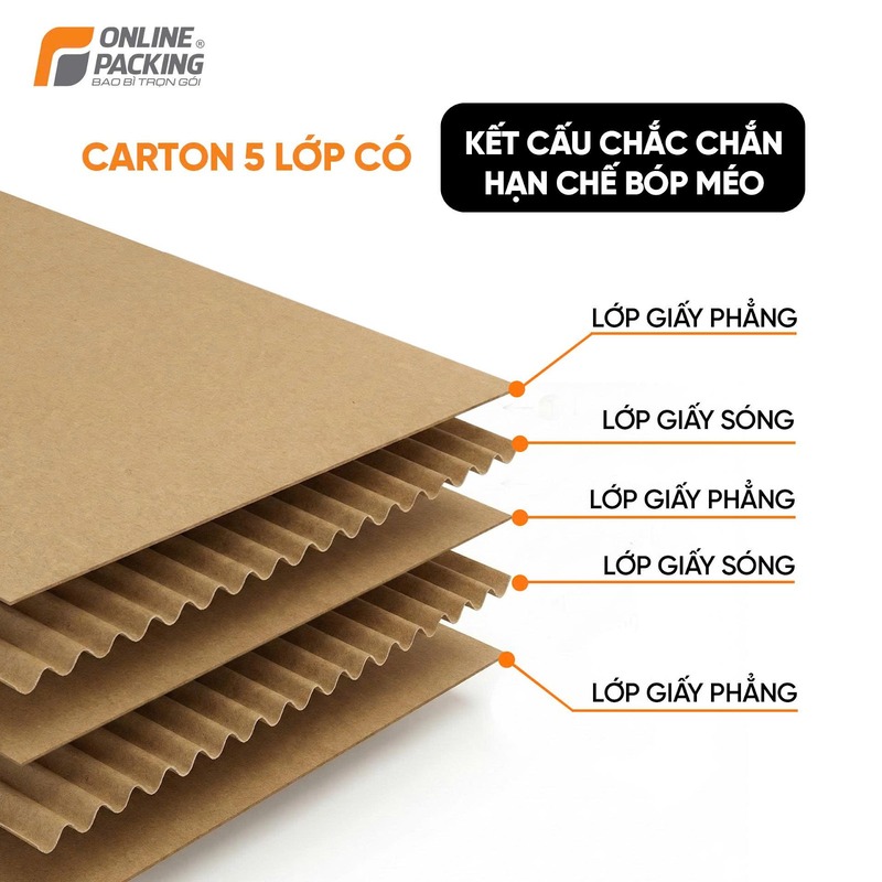 Tại sao bao bì carton 5 lớp lại được ưa chuộng?